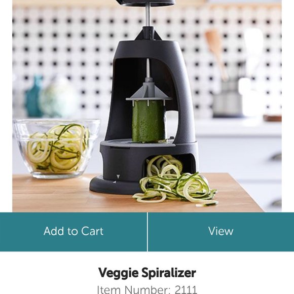 NEW! Pampered Chef Veggie Spiralizer - Picture 6 of 7